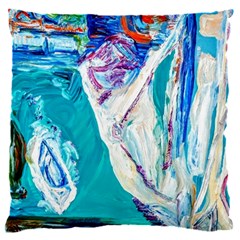 Sailing Boat 16  Baby Flannel Cushion Case (two Sides)