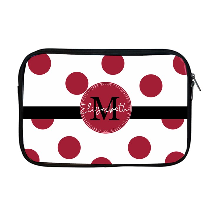 Big Polka Dots Apple MacBook Pro 17  Zipper Case