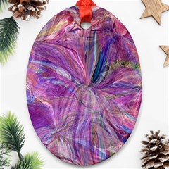 Pink On Magenta Ornament (oval)