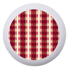 Retro 60s 50s Plaid Pattern 4 Dento Box With Mirror