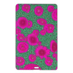 Mid Century Retro Floral 1970s 1960s Pattern 97 Name Card Style Usb Flash Drive
