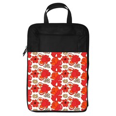 Mid Century Retro Floral 1970s 1960s Pattern 91 Foldable Shoe Storage Bag