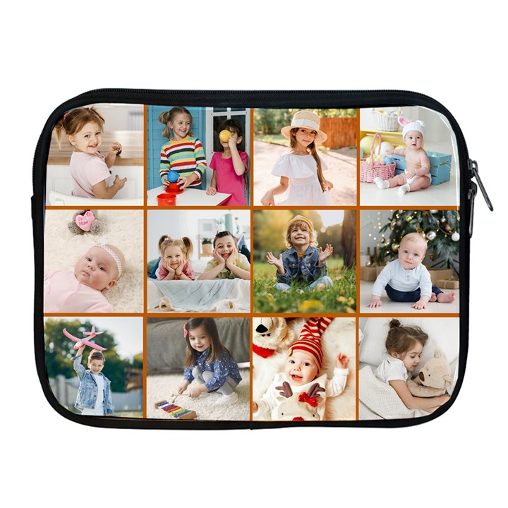 Personalized 12 Photo iPad Zipper Case Apple iPad Zipper Case