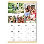 Personalized Family Calendar Canvas Yearly Calendar 16  x 22  Front - Jan 2025