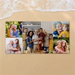 Custom 5 Photo 54 X27  Super Absorbent Beach Towel	 Front