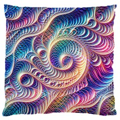 Abstract Fractal Art Swirl Pattern 16  Baby Flannel Cushion Case (two Sides)