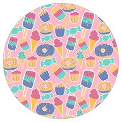 Ice Cream Donut Sweets Candie Round Trivet