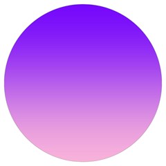 Indigo Violet To Cotton Candy Pink Linear Gradient Round Trivet