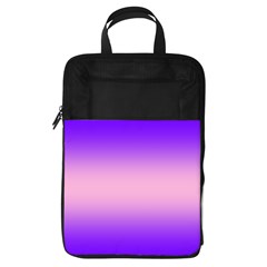 Indigo Violet To Cotton Candy Pink Bilinear Gradient Foldable Shoe Storage Bag