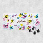 Custom Summer Vibes Name Any Text 29 X13  Super Absorbent Gym Sports Towel Front