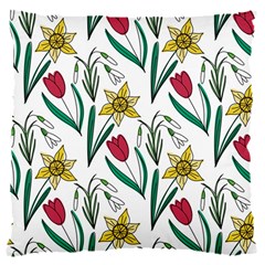 Flowers Bloom Pattern Spring 16  Baby Flannel Cushion Case (two Sides)