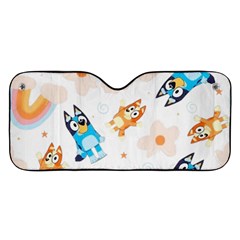 Bluey, Bluey Merch, Bluey Pattern, Bluey Bluey, Bingo, Bluey Design, Bluey Dog Car Windshield Sunshade