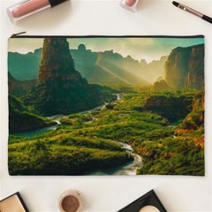 Mountains Trees Forest Cosmetic Bag (xxxl)