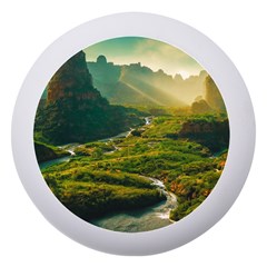 Mountains Trees Forest Dento Box With Mirror