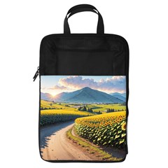 Sunflowers Flowers Nature Foldable Shoe Storage Bag