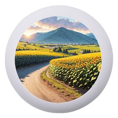 Sunflowers Flowers Nature Dento Box With Mirror
