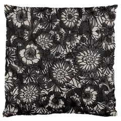 Mid Century Retro Floral 1970s 1960s Pattern 71 16  Baby Flannel Cushion Case (two Sides)