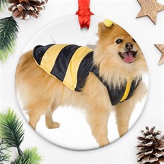 My-dog-photo Round Ornament (two Sides)